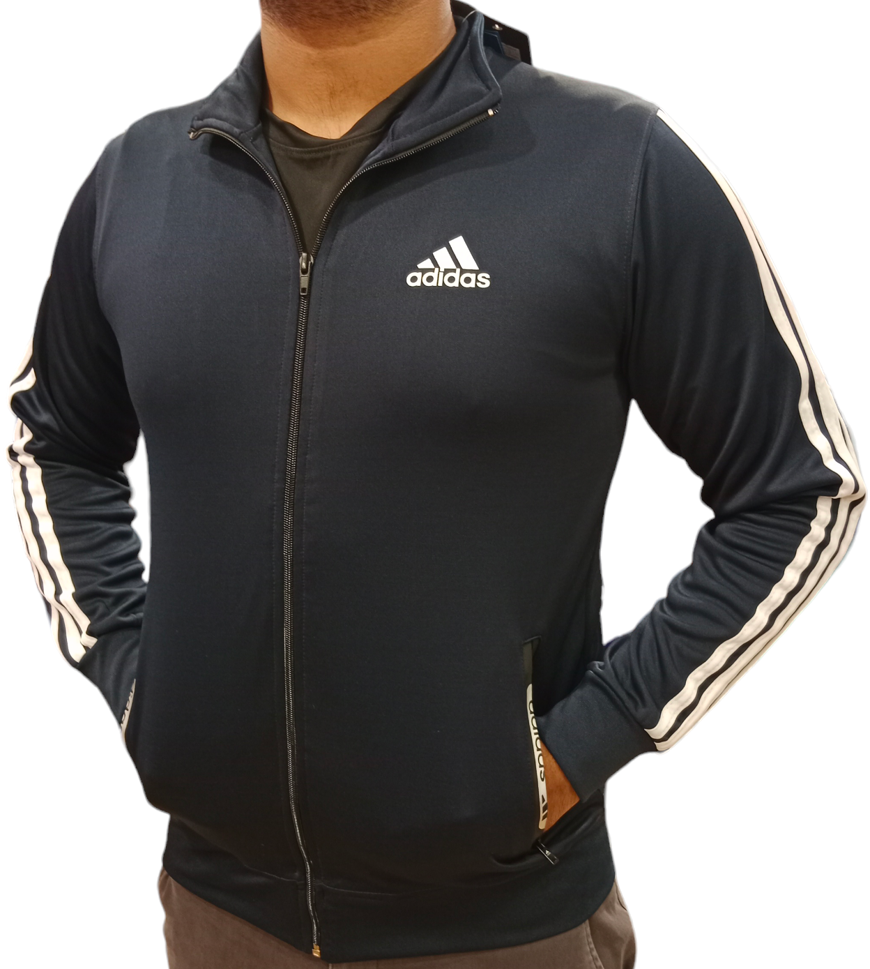 Adidas essential 3s track top online