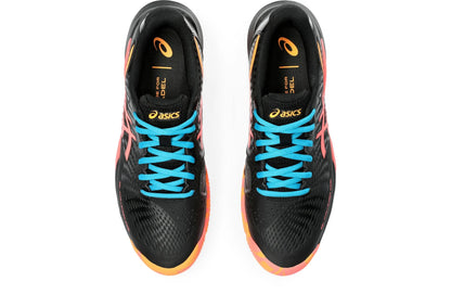 Asics Gel-Challenger 14 Padel Shoes - Black/Blazing Coral