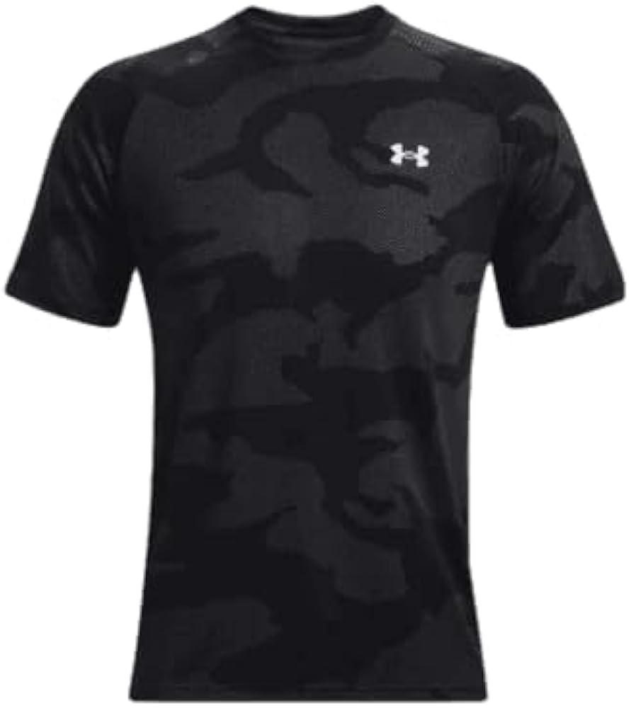 UA Men's Camo Dri-Fit T-Shirt (Black/Camo) Imported