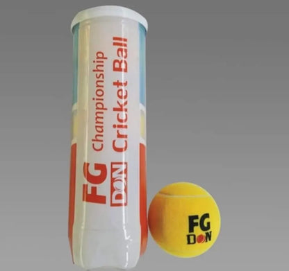 FG Don Cricket Tennis Balls (Pack Of 3)