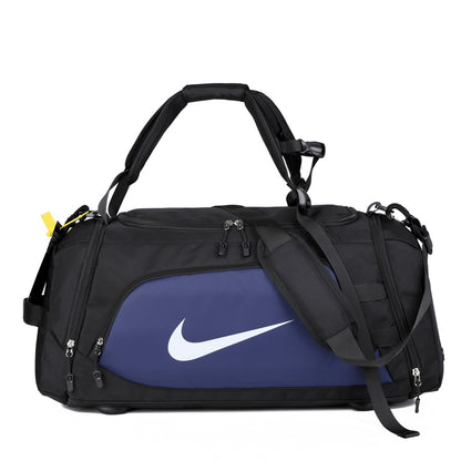 Nike Brasilia Gym Duffel Bags - Black/Blue