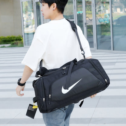 Nike Brasilia Gym Duffel Bags - Black/Blue