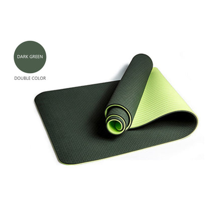 Eco-Friendly Non Toxic TPE Yoga Mat - 6mm