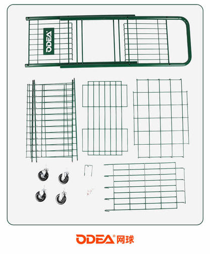 Portable Metal Tennis Cart Basket (Imported)