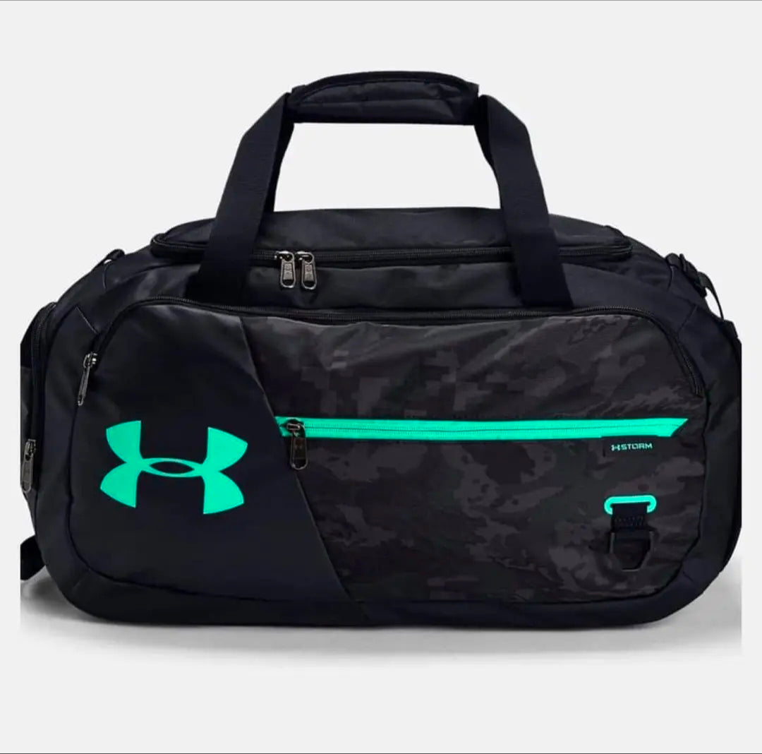 Under Armour Undeniable 4.0 Gym Duffle Bag - Black/Camo/Sea Green