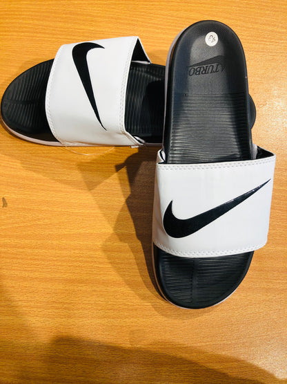 Nike Adilettes Comfort Slides - White/Black