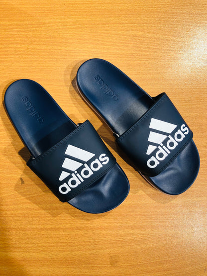 Adidas Adilettes Comfort Slides - Blue/White