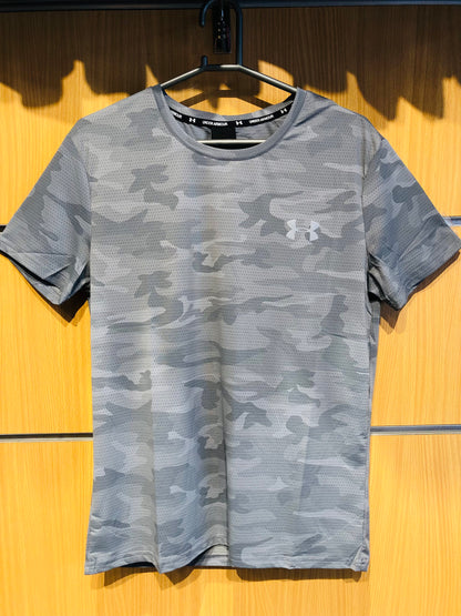 UA Men's Camo Dri-Fit T-Shirt (grey/Camo) Imported