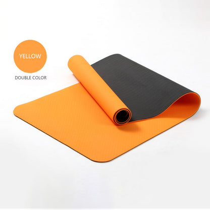 Eco-Friendly Non Toxic TPE Yoga Mat - 6mm