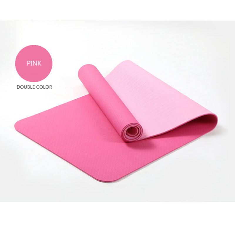 Eco-Friendly Non Toxic TPE Yoga Mat - 6mm