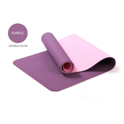 Eco-Friendly Non Toxic TPE Yoga Mat - 6mm