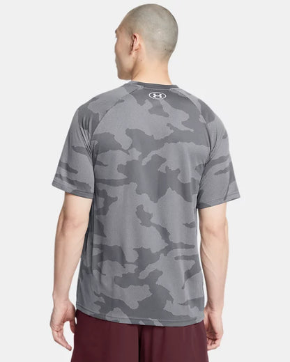 UA Men's Camo Dri-Fit T-Shirt (grey/Camo) Imported