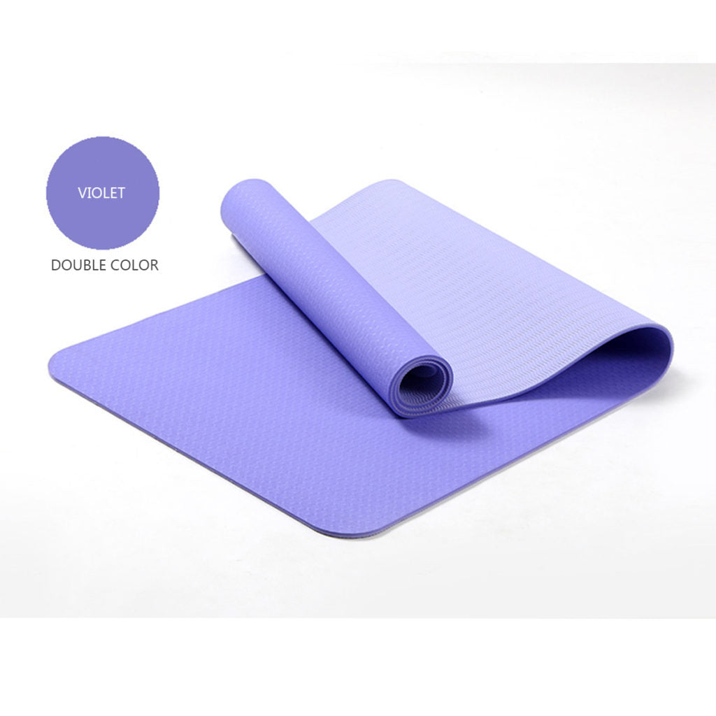 Eco-Friendly Non Toxic TPE Yoga Mat - 6mm