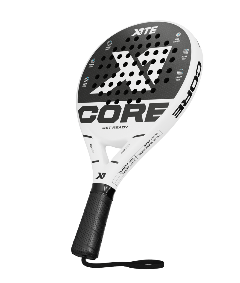 X1TE Core Padel Racket - White