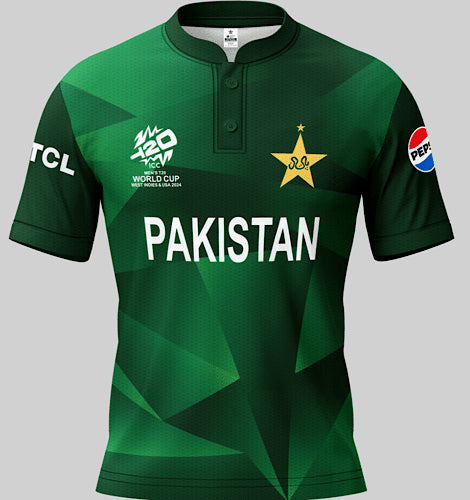 Pakistan Matrix T20 World Cup Cricket Jersey (2024)