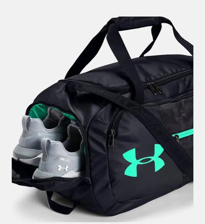 Under Armour Undeniable 4.0 Gym Duffle Bag - Black/Camo/Sea Green