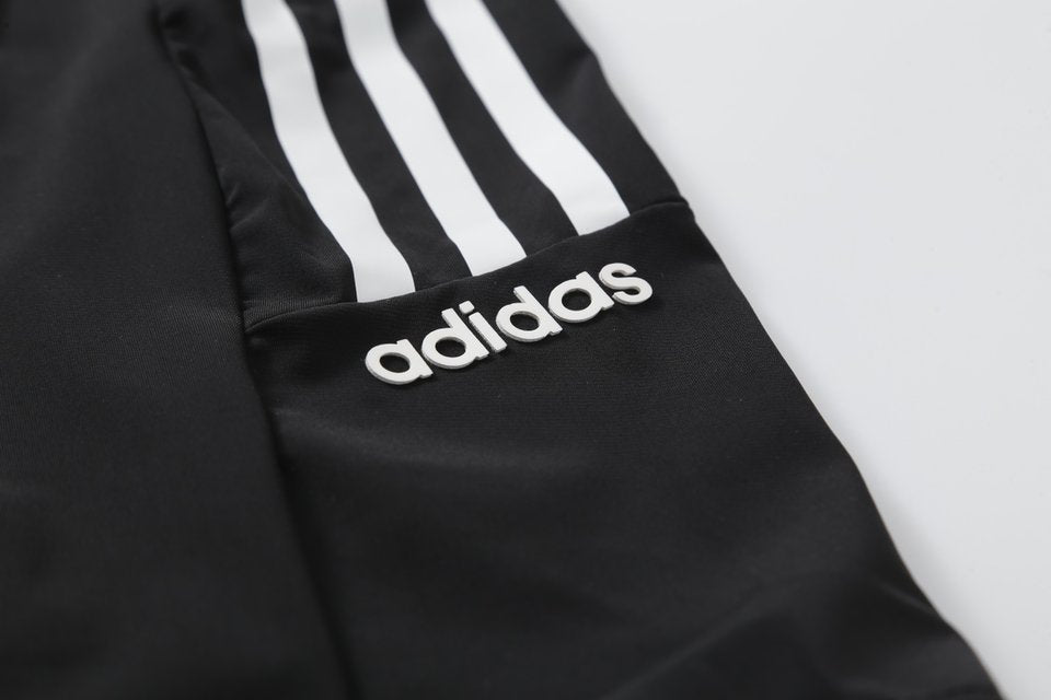 Adidas Premier 3 Stripes Polo Shirt - Black