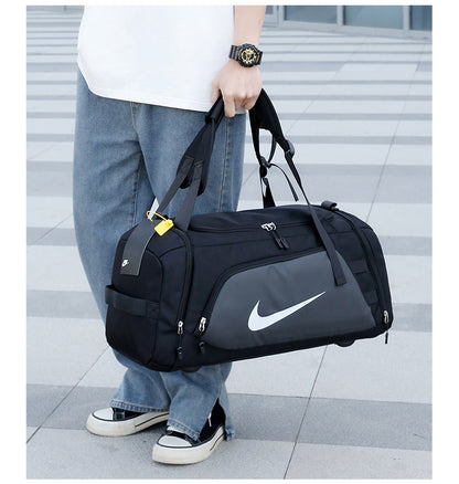 Nike Brasilia Gym Duffel Bags - Black/Grey