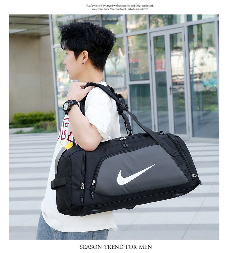 Nike Brasilia Gym Duffel Bags - Black/Grey