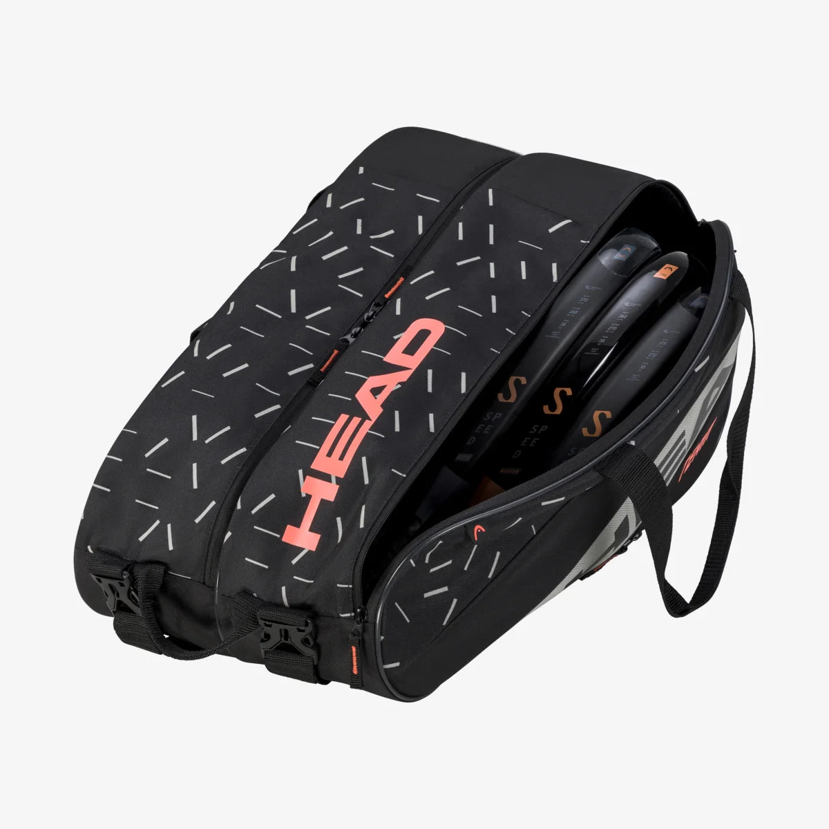 HEAD Team Padelový bag - Black/Ceramic