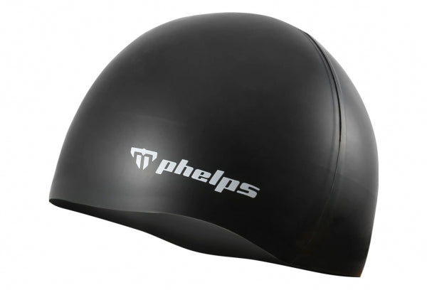 Michael Phelps Classic Silicone Swim Cap - Black