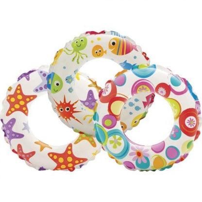 Intex Lively Print Swim Rings 20" - (3-6 Years)