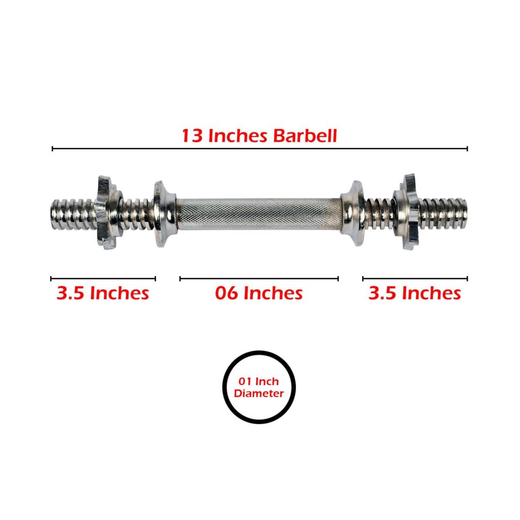 Sonecs Solid Dumbells Rod - 1 Pair