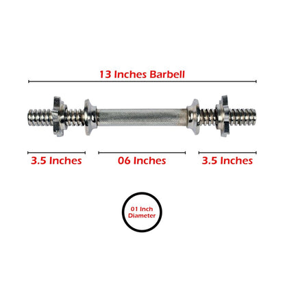 Sonecs Solid Dumbells Rod - 1 Pair