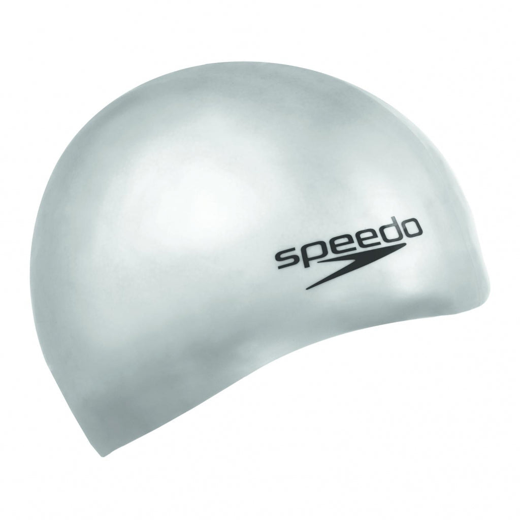 Speedo Solid Silicone Swim Cap - Elastomeric Fit