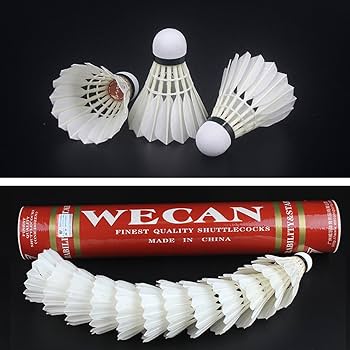 Wecan Red Badminton Shuttlecock - (Pack Of 12)