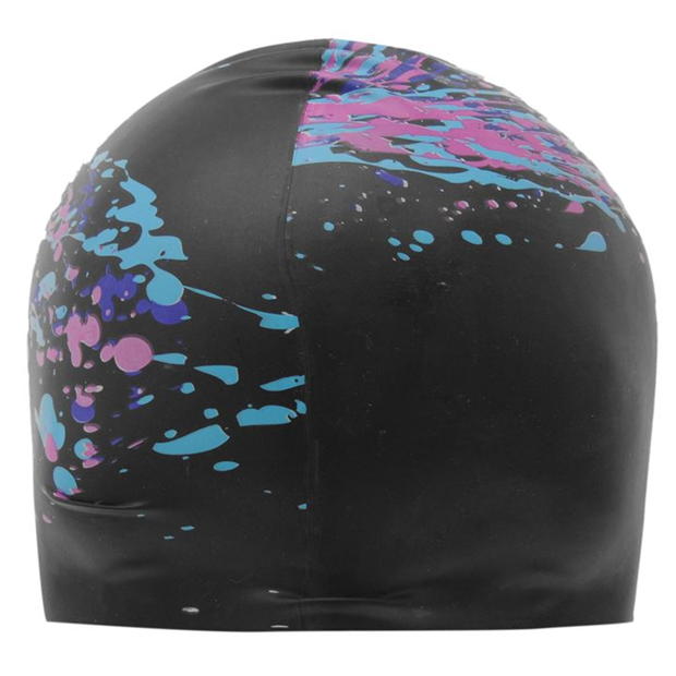 Slazenger Printed Silicone Swim Cap