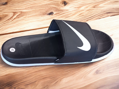 Nike Adilettes Comfort Slides - Black/White