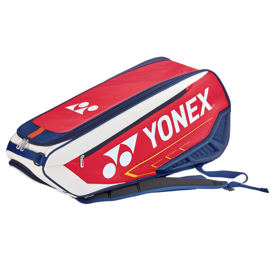 Yonex Expert Tournament 2023 6R Racket Bag - Red/White/Navy Blue