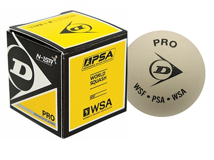 Dunlop Pro Championship White Squash Ball - Single