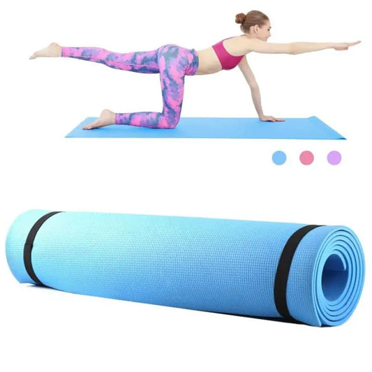 NBR Yoga & Exercise Mat - 4mm (Choose Your Own Colour At The Time Of Checkout)