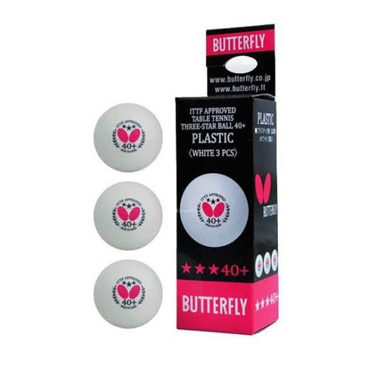 BUTTERFLY TABLE TENNIS BALLS (Pack of 3)