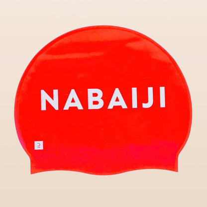 Nabaiji Logo Silicone Swim Cap