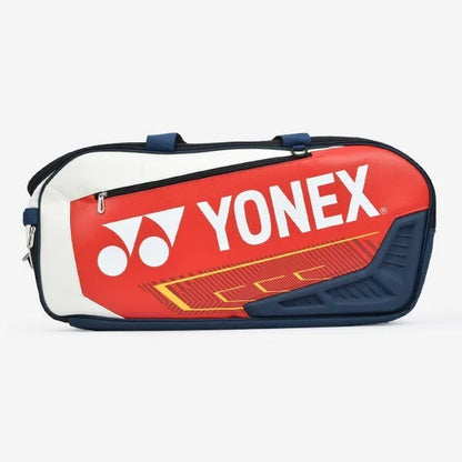 Yonex Expert Tournament 2023 6R Racket Bag - Red/White/Navy Blue