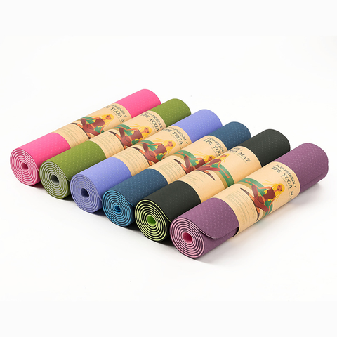 Eco-Friendly Non Toxic TPE Yoga Mat - 6mm