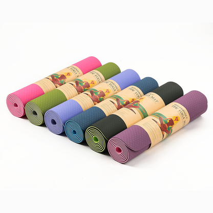 Eco-Friendly Non Toxic TPE Yoga Mat - 6mm