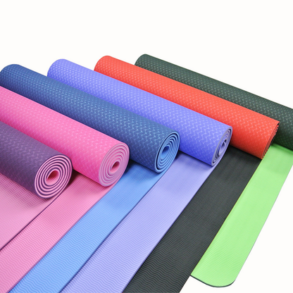 Eco-Friendly Non Toxic TPE Yoga Mat - 6mm