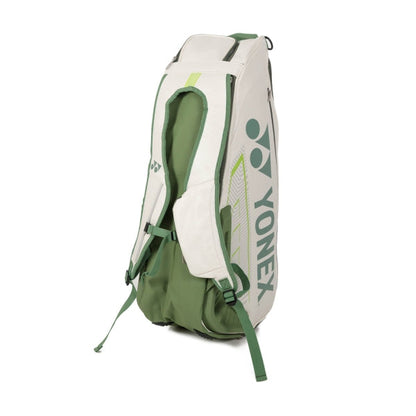 Yonex Expert Tournament 2023 6R Racket Bag - White/Moss Green